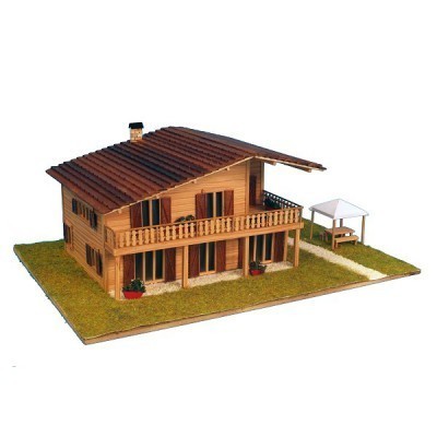 Artesania Latina Ba House Kit Alpine Chalet With A